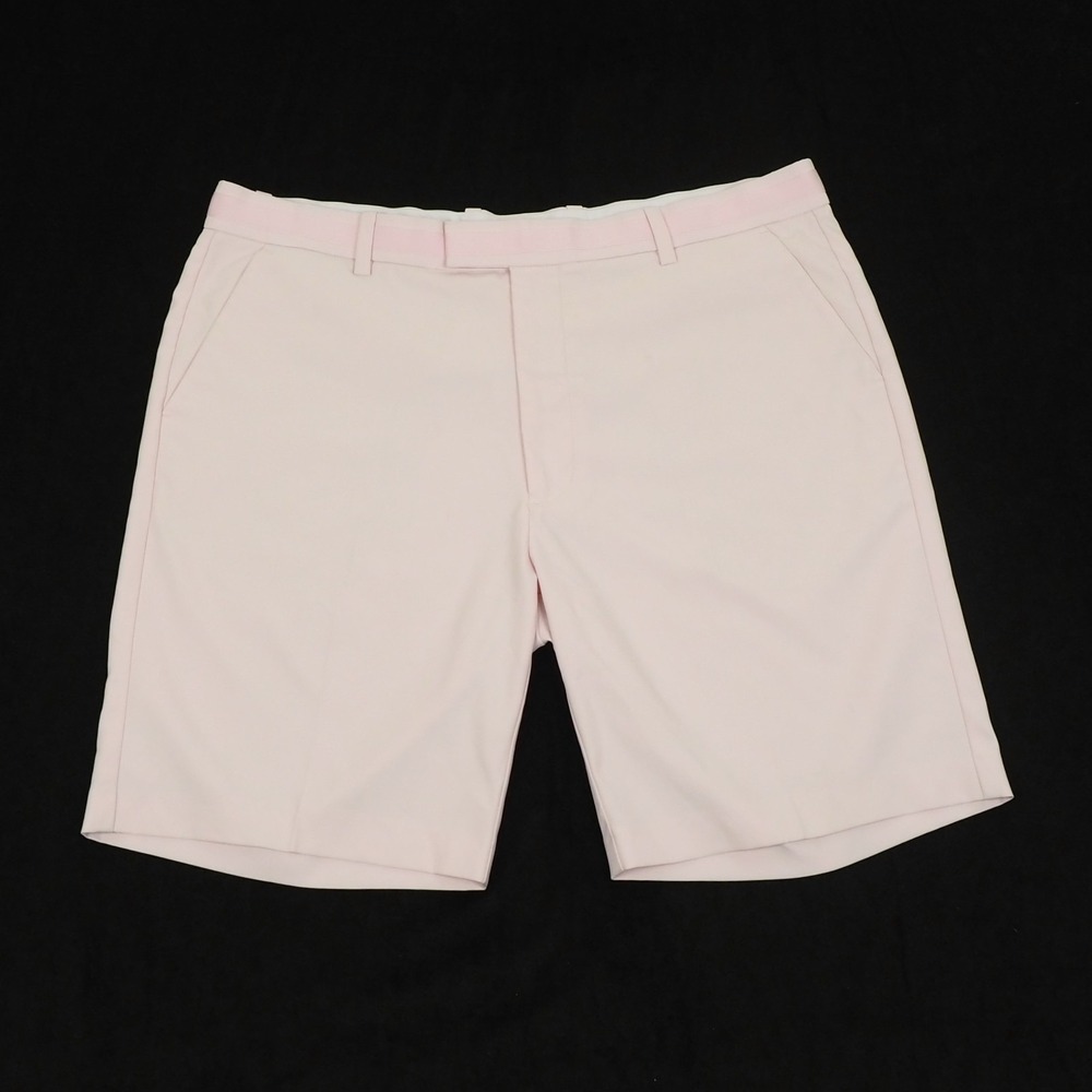 GFORE G/Fore Golf Chino Shorts Mens 38 Blush Pink Flat Performance Tech Blend